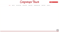 Desktop Screenshot of conestogatours.com