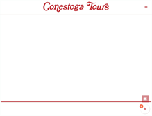 Tablet Screenshot of conestogatours.com